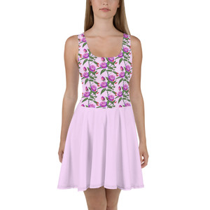 Pink Peonies Skater Dress Pink Peonies Skater Dress