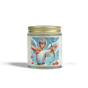 Cupid Shooting Heart Arrows Scented Candles, Coconut Apricot Wax (4oz, 9oz) Cupid Shooting Heart Arrows Scented Candles, Coconut Apricot Wax (4oz, 9oz)