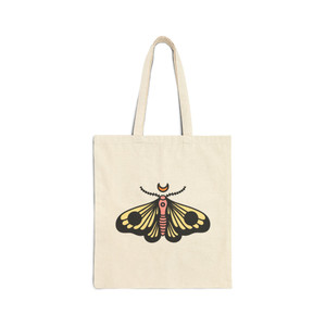 Butterfly Design Cotton Canvas Tote Bag - Eco-Friendly & Stylish Carryall Butterfly Design Cotton Canvas Tote Bag - Eco-Friendly & Stylish Carryall