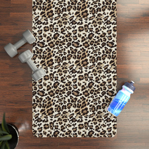 Leopard Print Rubber Yoga Mat - Eco-Friendly Exercise Mat for Stylish Workouts Leopard Print Rubber Yoga Mat - Eco-Friendly Exercise Mat for Stylish Workouts