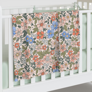 Floral Baby Swaddle Blanket - Soft & Cozy for Newborns Floral Baby Swaddle Blanket - Soft & Cozy for Newborns