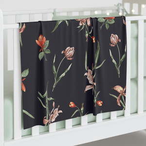 Floral Baby Swaddle Blanket | Soft and Cozy Nursery Essential Floral Baby Swaddle Blanket | Soft and Cozy Nursery Essential