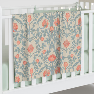 Elegant Floral Baby Swaddle Blanket - Soft Newborn Wrap for Cozy Comfort Elegant Floral Baby Swaddle Blanket - Soft Newborn Wrap for Cozy Comfort