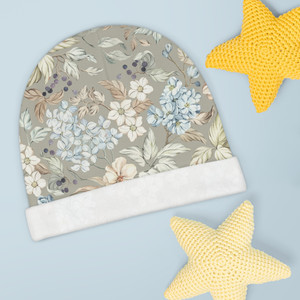 Floral Baby Beanie - Soft & Adorable Infant Hat for Newborns Floral Baby Beanie - Soft & Adorable Infant Hat for Newborns