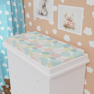 Floral Baby Changing Pad Cover - Stylish Nursery Essential Floral Baby Changing Pad Cover - Stylish Nursery Essential
