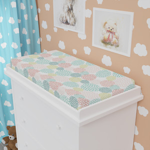 Floral Baby Changing Pad Cover - Soft & Stylish Nursery Essential Floral Baby Changing Pad Cover - Soft & Stylish Nursery Essential