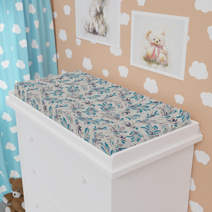 Floral Baby Changing Pad Cover - Soft & Stylish Essential Floral Baby Changing Pad Cover - Soft & Stylish Essential