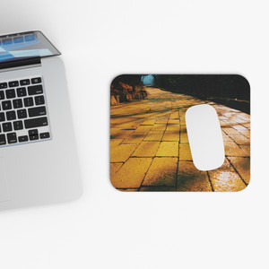 Yellow Bricked Road Mouse Pad - Vibrant Rectangle Desk Accessory for Home or Office Yellow Bricked Road Mouse Pad - Vibrant Rectangle Desk Accessory for Home or Office
