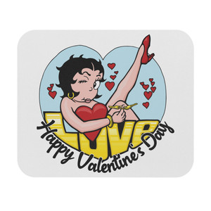 Betty Boop Valentine's Day Mouse Pad - Fun & Playful Desk Accessory Betty Boop Valentine's Day Mouse Pad - Fun & Playful Desk Accessory