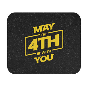 Star Wars Mouse Pad - May The 4th Be With You - Gaming Accessory Star Wars Mouse Pad - May The 4th Be With You - Gaming Accessory