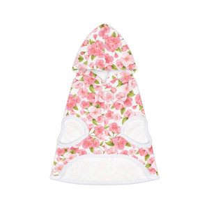 Floral Pet Hoodie – Stylish Pink Flower Design for Dogs & Cats Floral Pet Hoodie – Stylish Pink Flower Design for Dogs & Cats