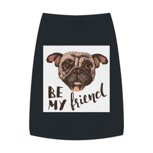 Cute Pet Tank Top - "Be My Friend" - Perfect for Dog Lovers Cute Pet Tank Top - "Be My Friend" - Perfect for Dog Lovers