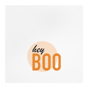 Funny Halloween Tea Towel - "Hey Boo" Funny Halloween Tea Towel - "Hey Boo"