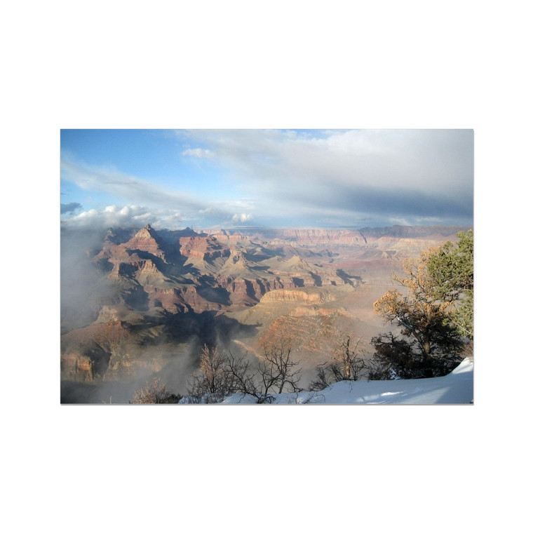 The Grand Canyon In Winter Photo Art Print