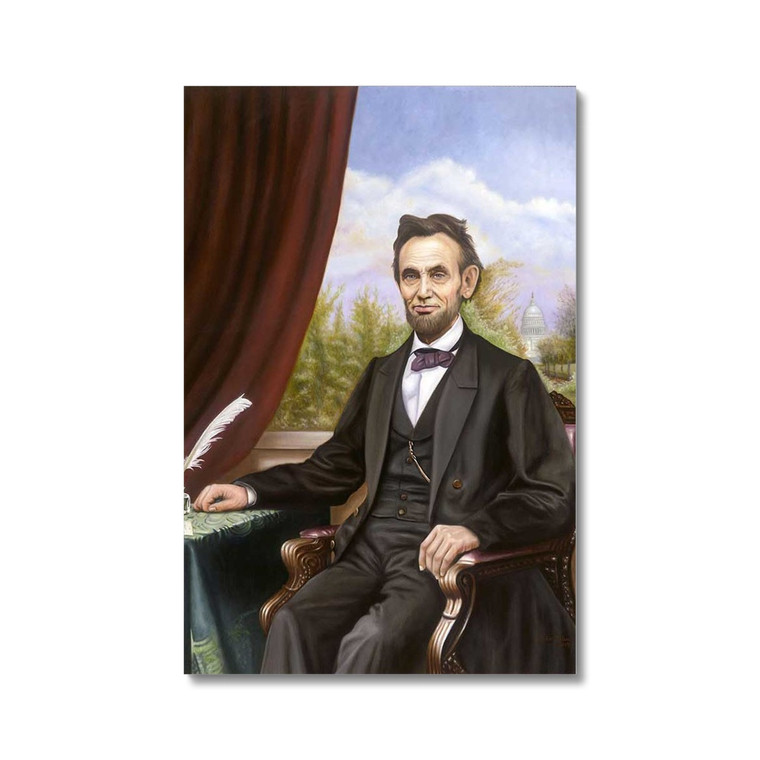 President Lincoln In The Oval Office Hahnemühle Photo Rag Print