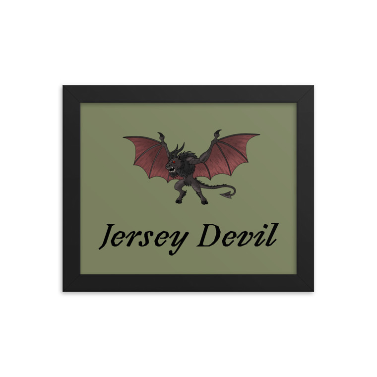 Jersey Devil Framed poster