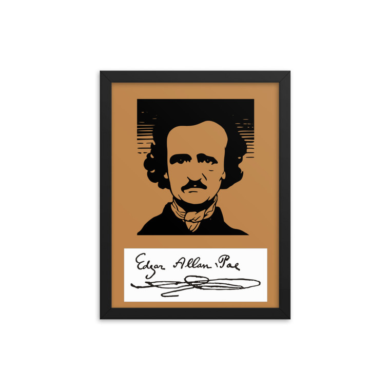 Edger Allan Poe Framed poster