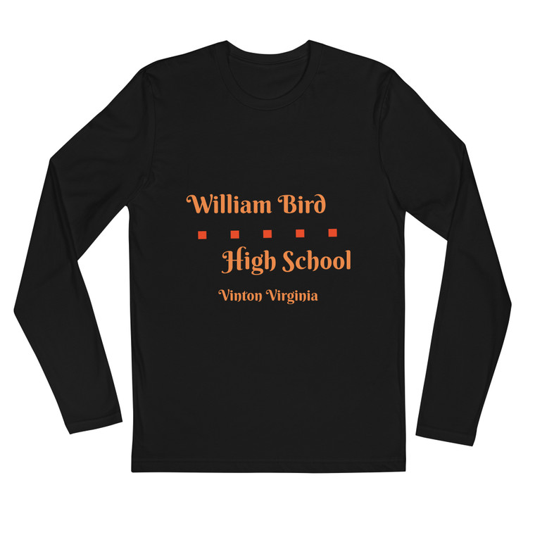 William Byrd High School Men's Fitted Long Sleeve Shirt