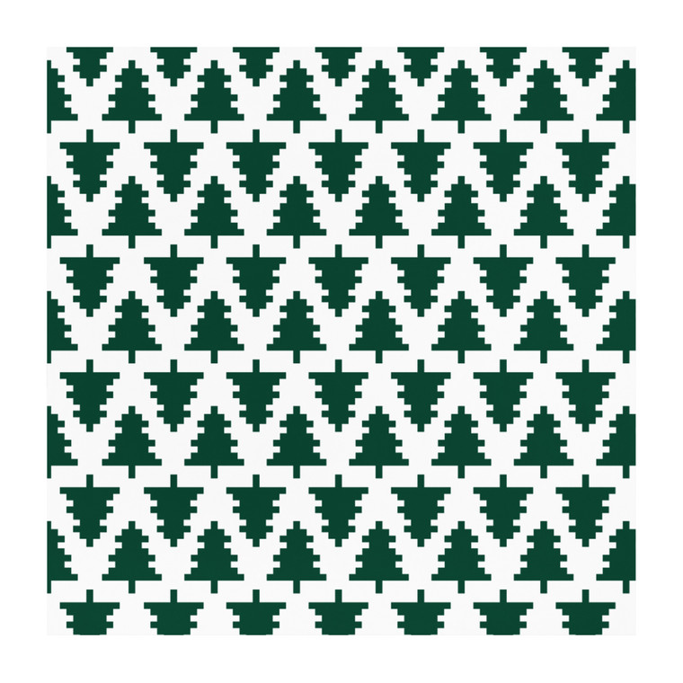 Digital Christmas Tree Pattern Recycled polyester fabric