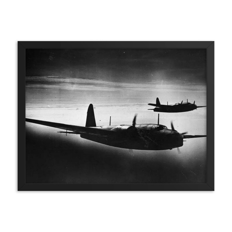 WWII Fighter Planes Framed poster