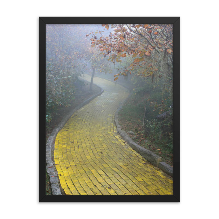 The Yellow Brick Road Framed poster