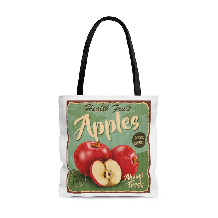 Vintage Apple Ad AOP Tote Bag