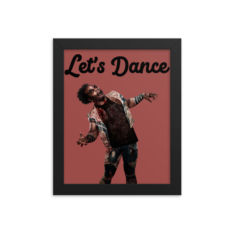 Zombie Let's Dance Framed poster
