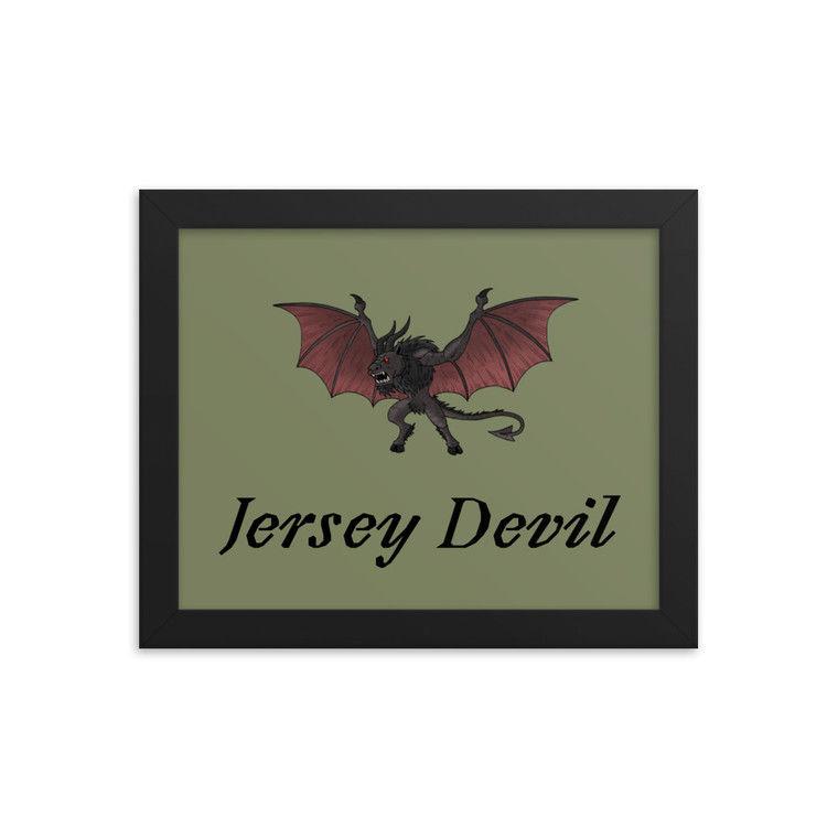 Jersey Devil Framed poster