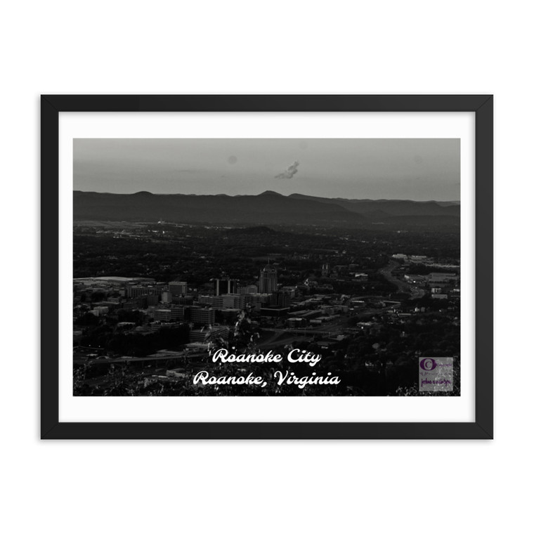 Roanoke City, Roanoke Virginia Framed poster