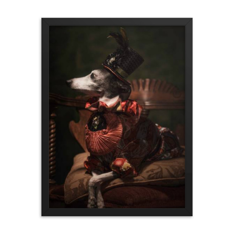 Royal Dog Framed poster