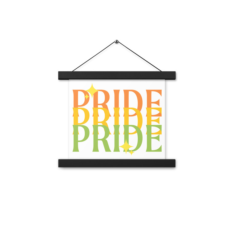 Pride With Stars Poster with hangers