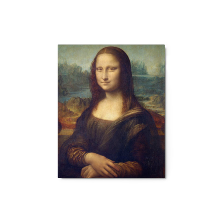 Mona Lisa Metal prints