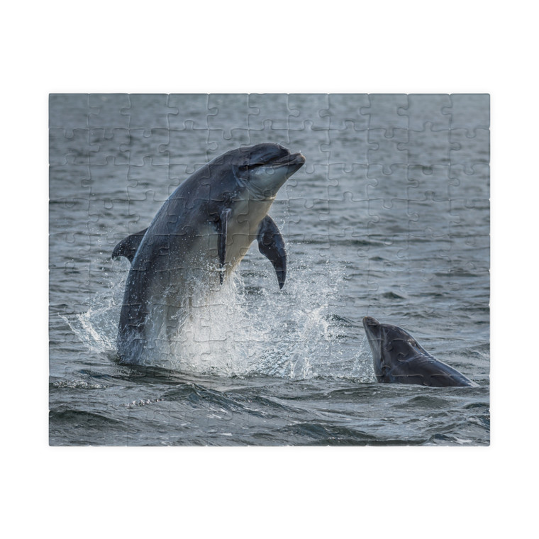 Dolphin Jump Puzzle - 110 -Piece Ocean Adventure
