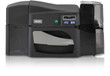 HID  DTC4500e Dual-Sided Printer with Same-Side Hopper, USB and Ethernet  Printer with Three Year Printer Warranty - WITH Locking Hoppers