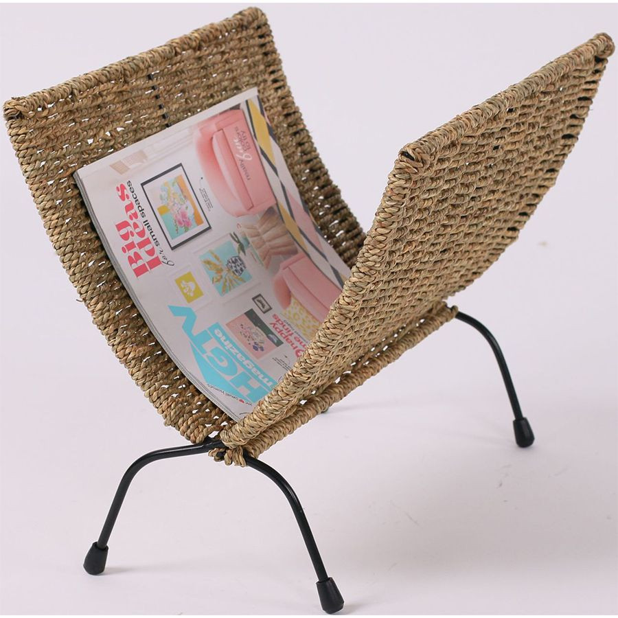 Woven Magazine Holder, Natural Color - Legacy Decor