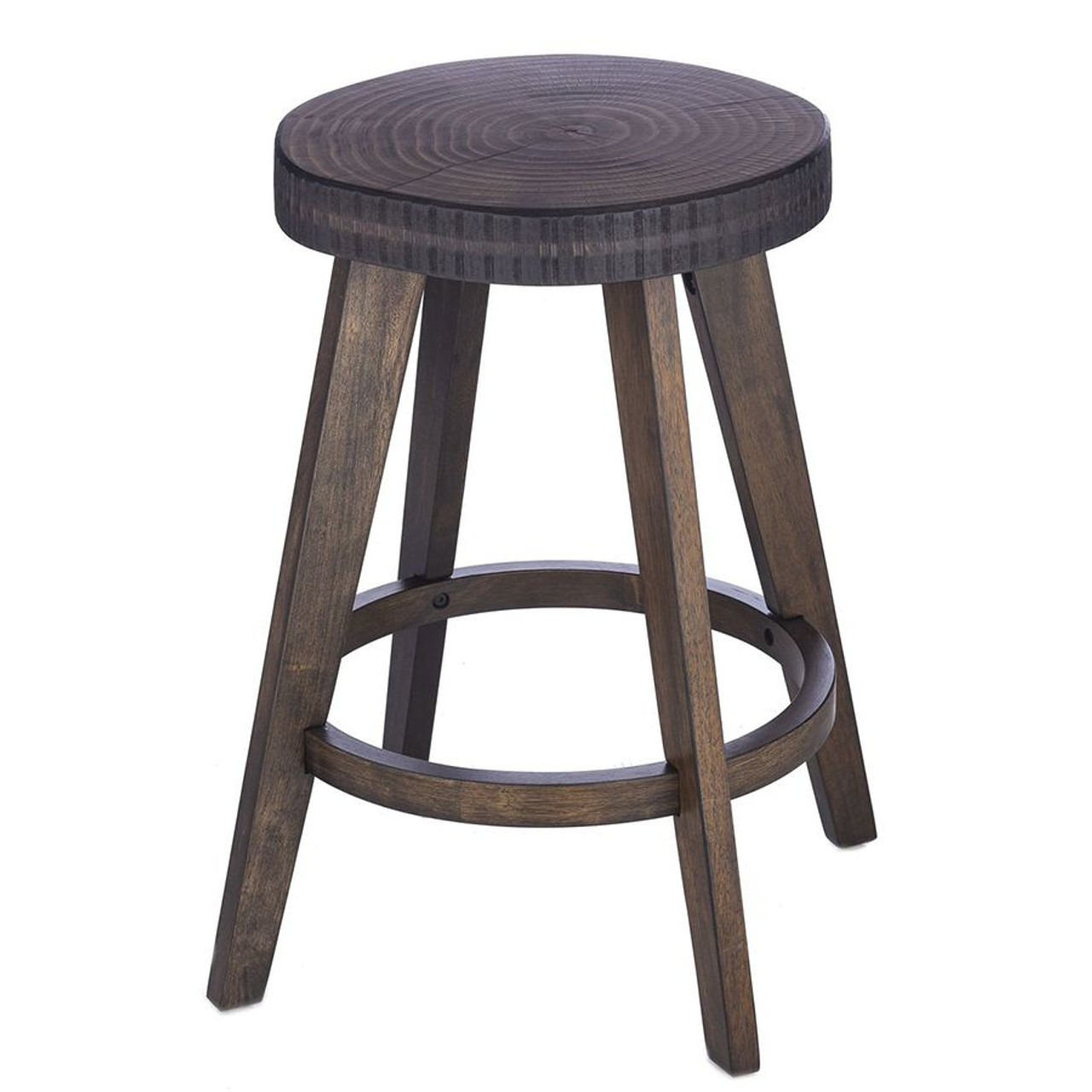 Set of 2 Barstools Counter & Bar Height 