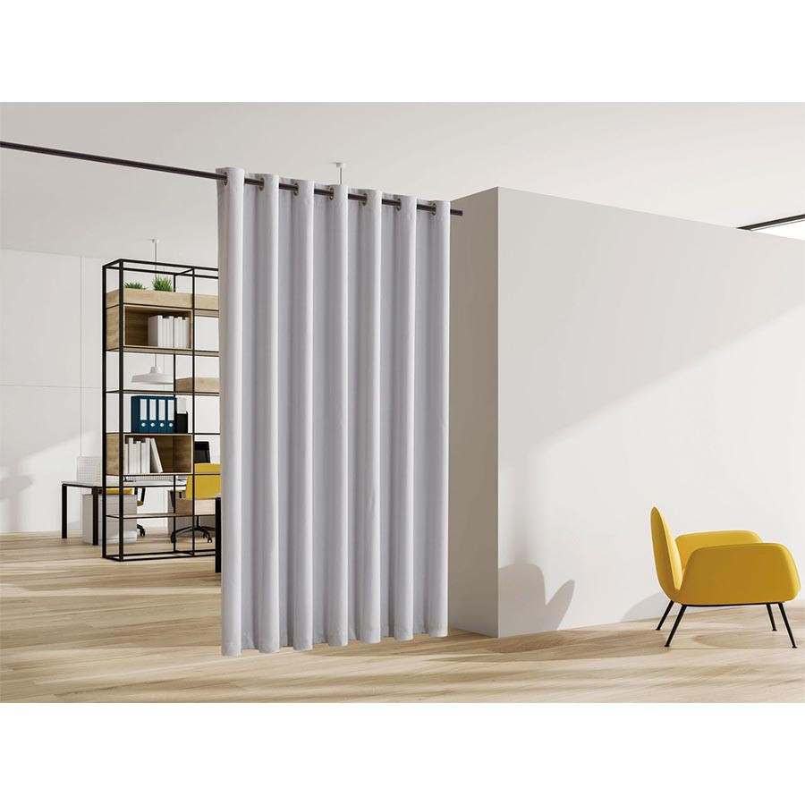 Blackout Room Divider Curtain Panel Thermal Insulated Stone Color