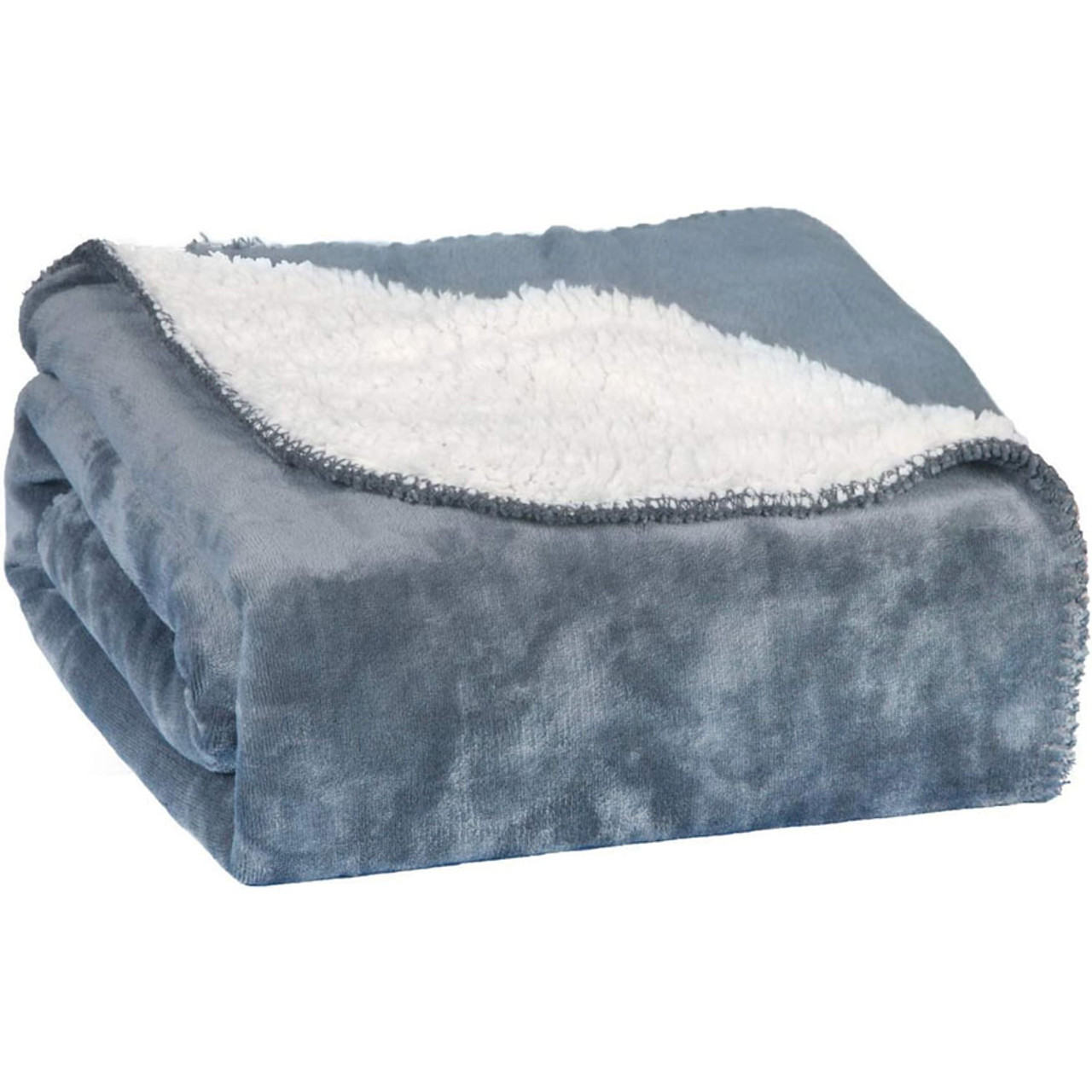 Fleece Sherpa Throw Warm Ultra Plush Soft Blanket