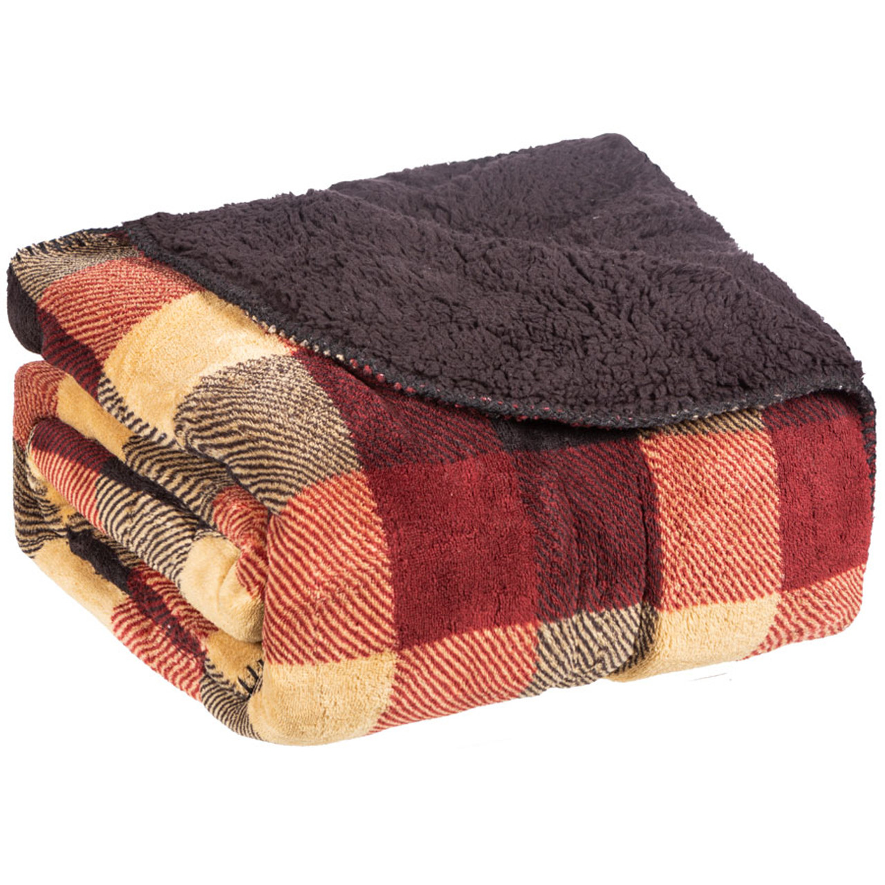 Fleece Sherpa Throw Warm Ultra Plush Soft Blanket