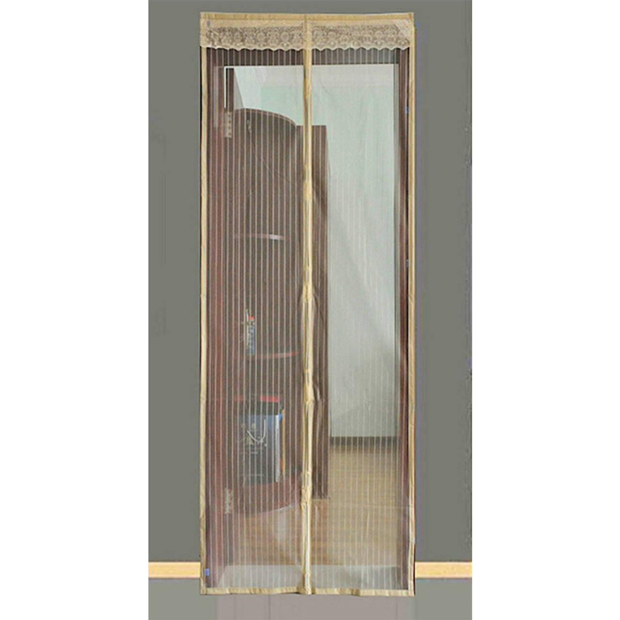 Mesh Insect Screen Hand Free Retractable 39"x86"