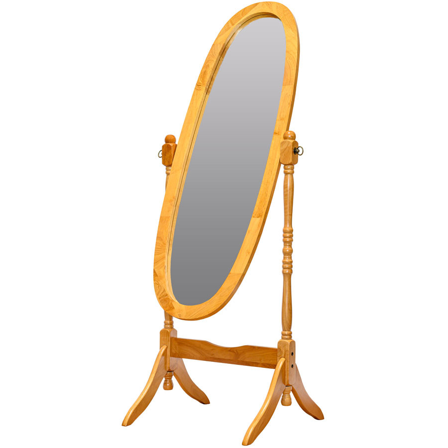 Swivel Full Length Wood Cheval Floor Mirror | Legacy Decor