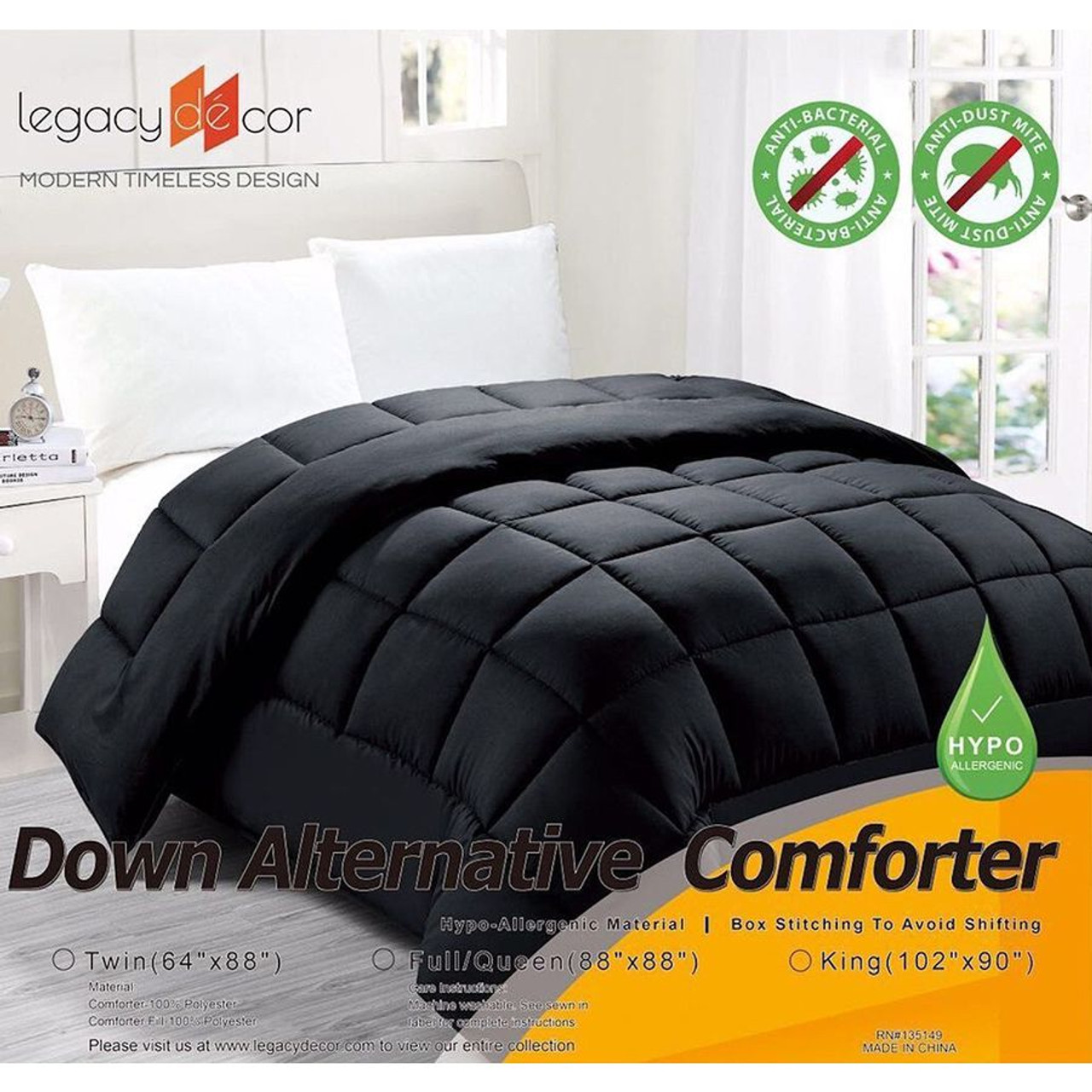 Down Alternative Comforter Hypoallergenic Anti Dustmite Anti