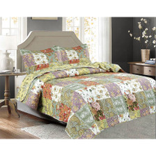 3 PC Arrow Stitched Pinsonic Reversible All Season Oversized Bedspread