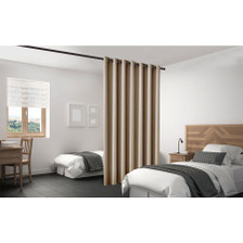 Blackout Room Divider Curtain Panel Thermal Insulated Taupe Color Blackout Room Divider Curtain Panel Thermal Insulated Taupe Color