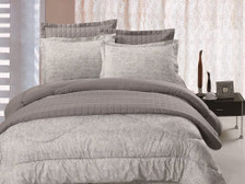 Full / Queen Size 6 pcs Reversible Microfiber Bedding Set  Full / Queen Size 6 pcs Reversible Microfiber Bedding Set