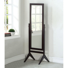 Wood Rectangular Cheval Floor Mirror, Free Standing Mirror Wood Rectangular Cheval Floor Mirror, Free Standing Mirror