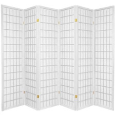 6 Panels Room Dividers Privacy Screen Shoji Design 5.8 FT Tall  6 Panels Room Dividers Privacy Screen Shoji Design 5.8 FT Tall