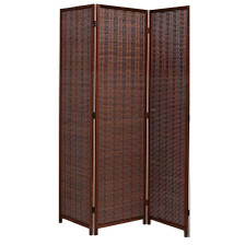 3 panels Room Divider Screen Bamboo Weave  Insert   3 panels Room Divider Screen Bamboo Weave  Insert