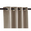 Blackout Room Divider Curtain Panel Thermal Insulated Taupe Color