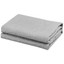 3 Pc Oversized Bedspread Coverlet Set Grey Color